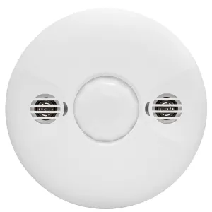 120-277V PIR/Ultrasonic Dual Technology Ceiling Motion Sensor White