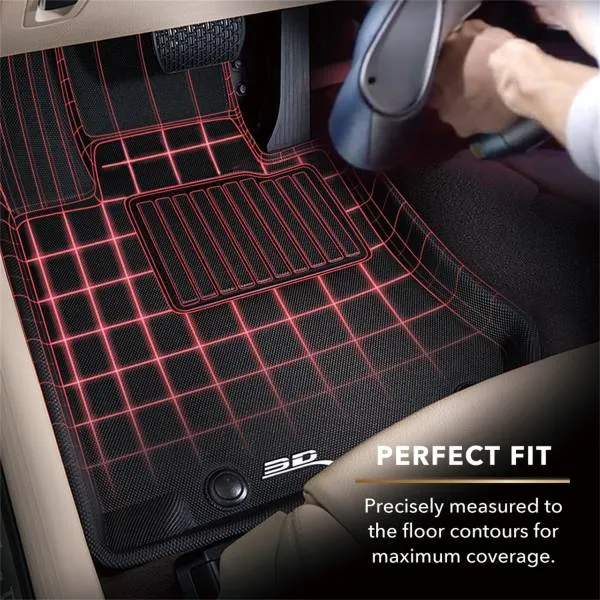 3D MAXpider Floor Mats Honda Fit (2015-2022) All-Weather Kagu Series - Front or Second Row