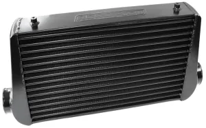 450x300x76mm Street Series Aluminium Intercooler, Black Finish AF90-1001BLK