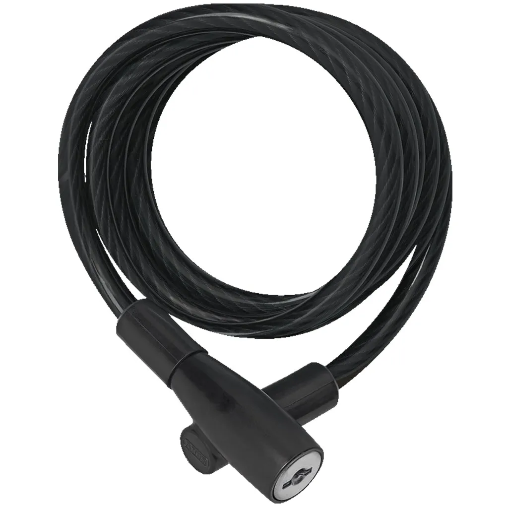 Abus Coil Cable Key Lock 3506K/120 - Black