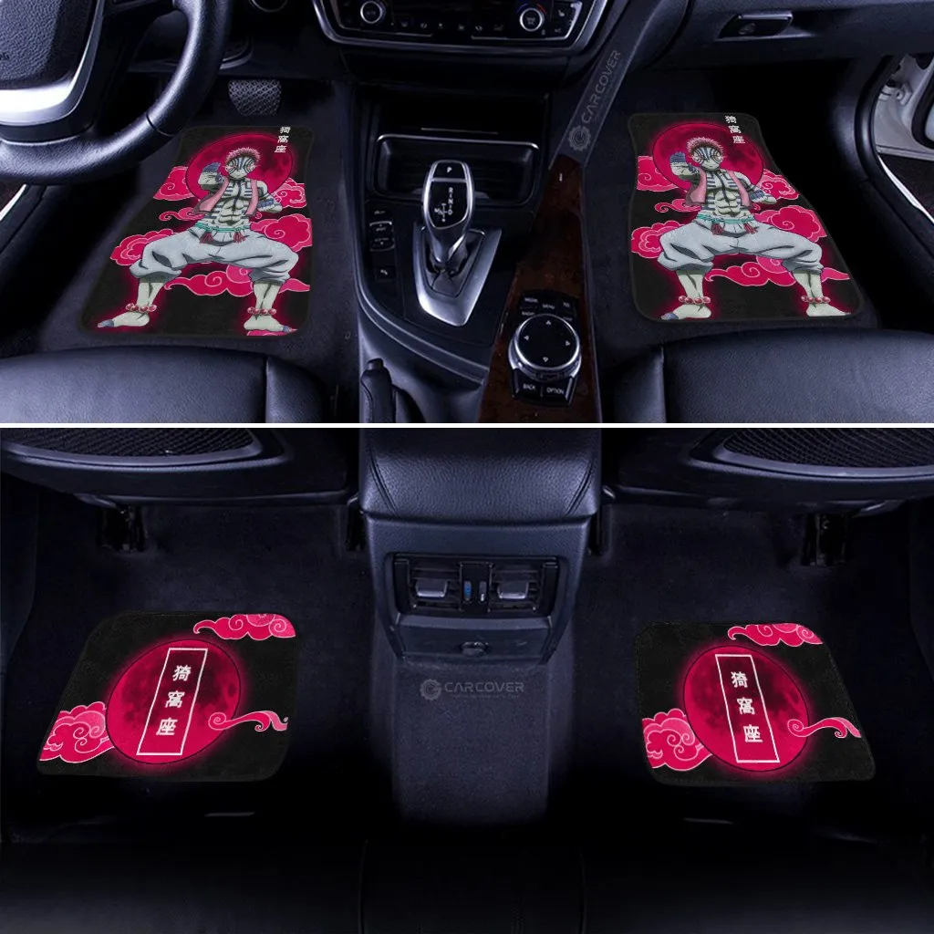 Akaza Car Floor Mats Custom Anime Demon Slayer Car Interior Accessories