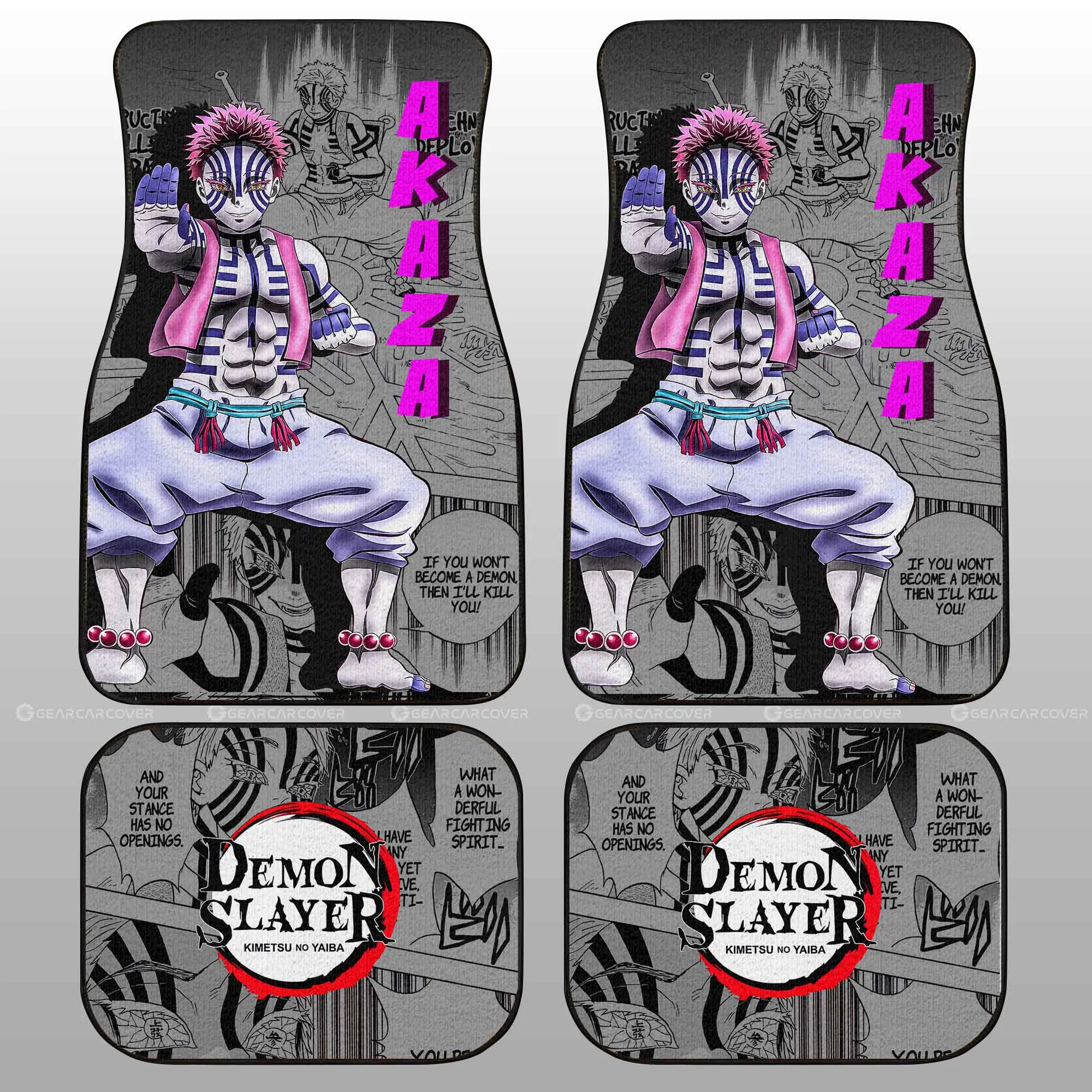 Akaza Car Floor Mats Custom Mix Mangas