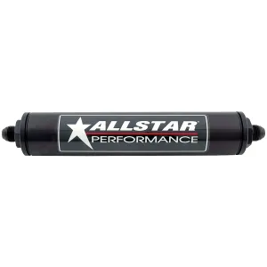 Allstar Performance Inline Fuel Filter - 8" Length -08 AN - Stainless Element