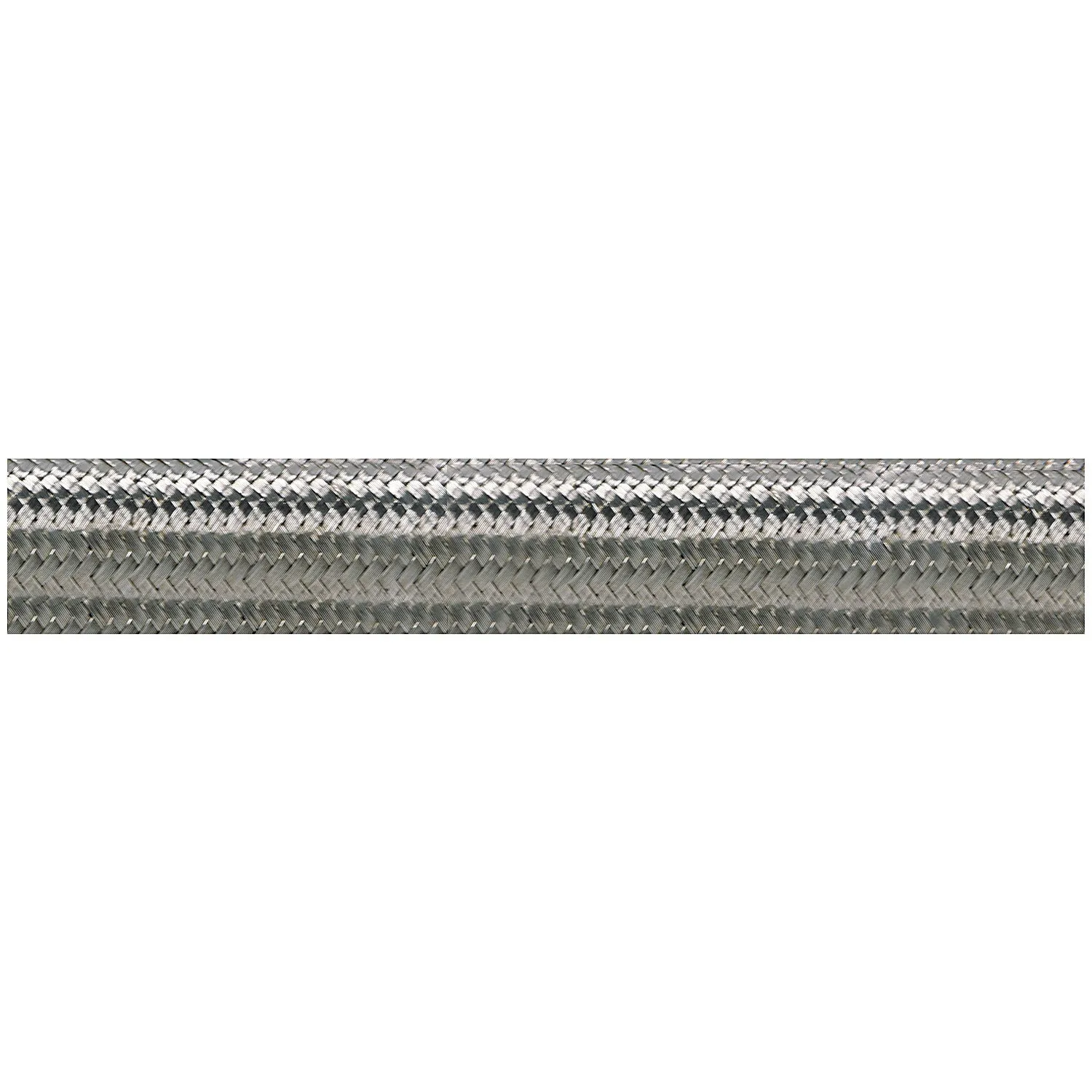 Allstar Performance Stainless Power Steering Hose -10 - 6 ft Long