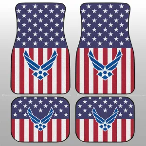 American Flag Military Air Force Car Floor Mats Custom Car Accessories