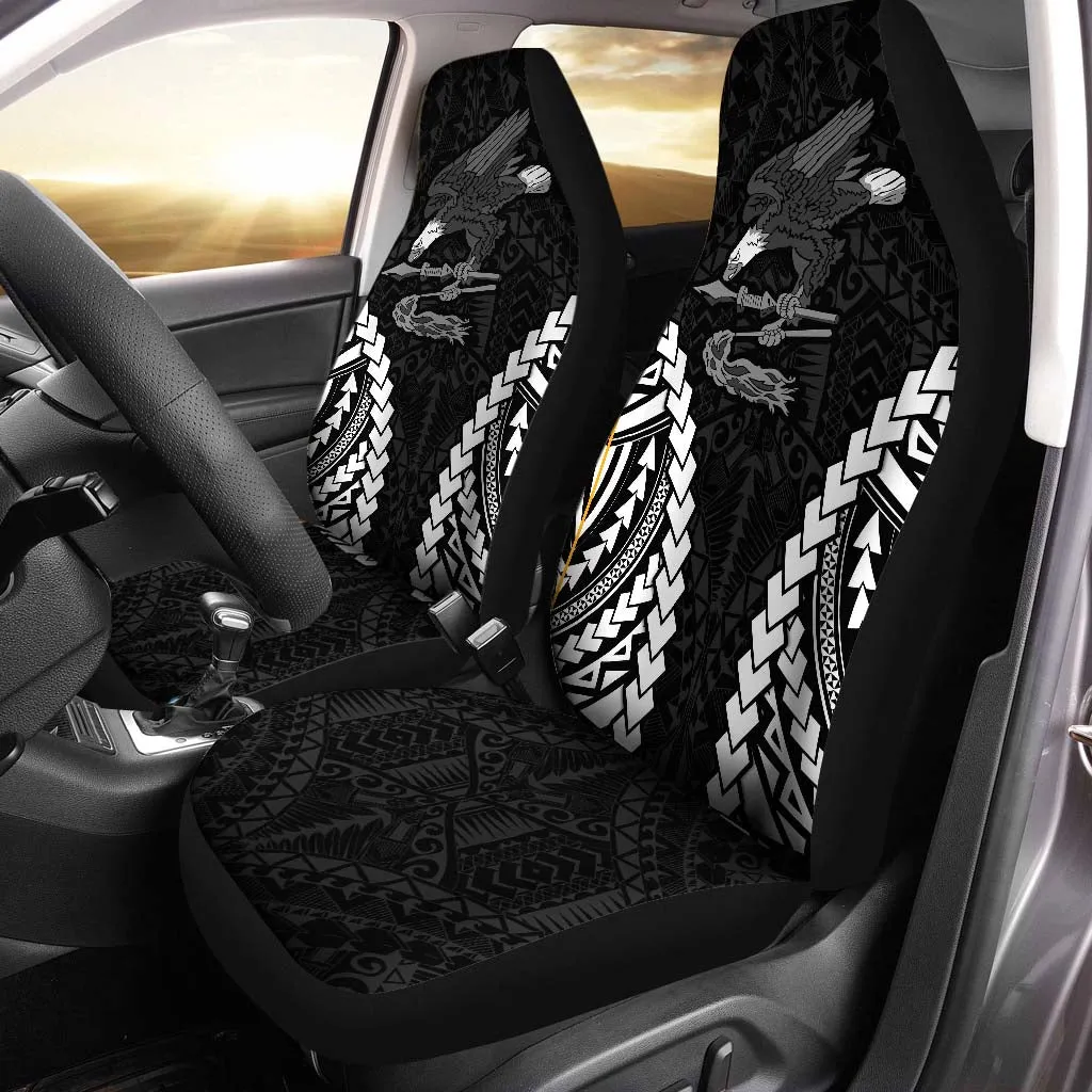 American Samoa Car Seat Covers Eagle mix Polynesian