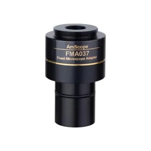AmScope 0.37X Reduction Lens Adapter for C-mount Cameras