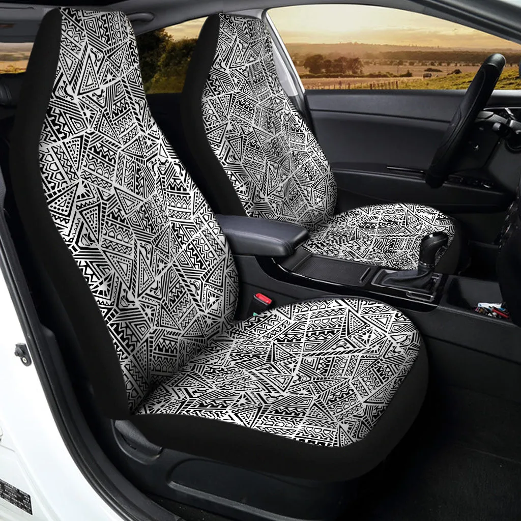 Ancient Aztec Tribal Pattern Print Universal Fit Car Seat Covers