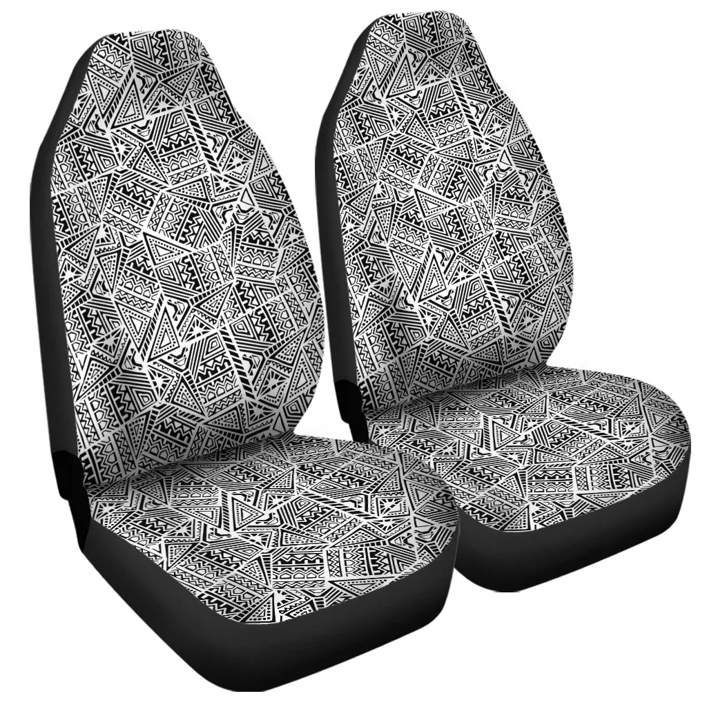 Ancient Aztec Tribal Pattern Print Universal Fit Car Seat Covers