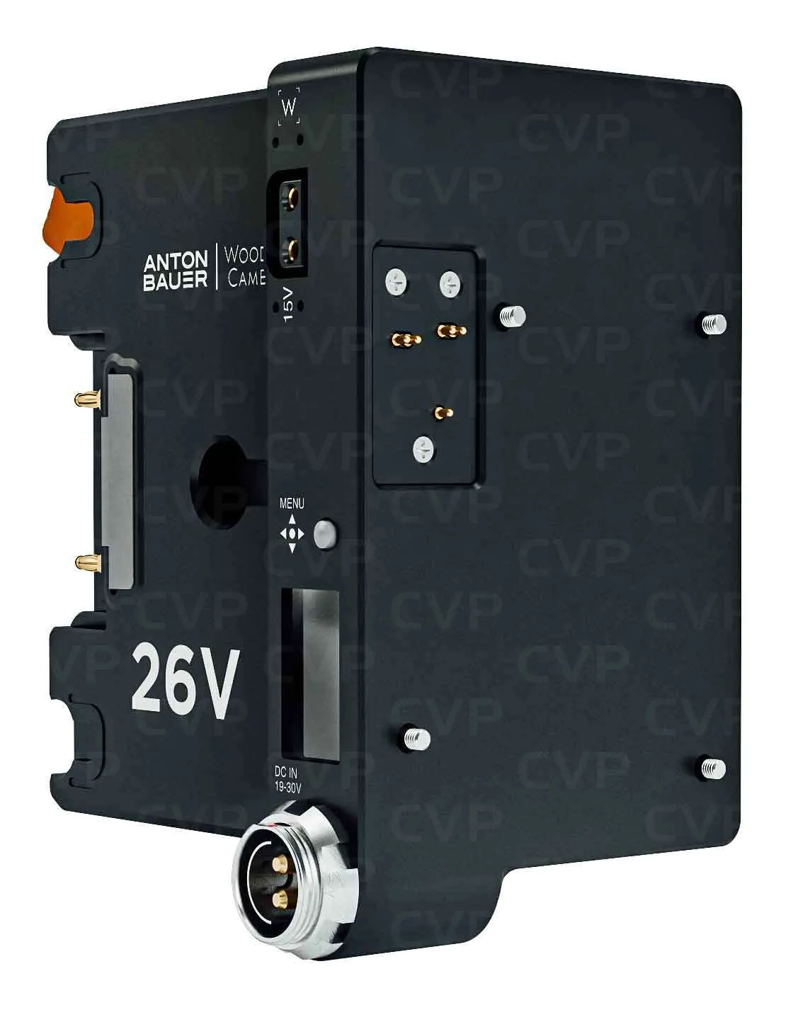 Anton Bauer Plate Shark Fin 26VGld Mt Plus attach 2x26V batteries to ARRI Alexa LF & 65 & SXT cameras