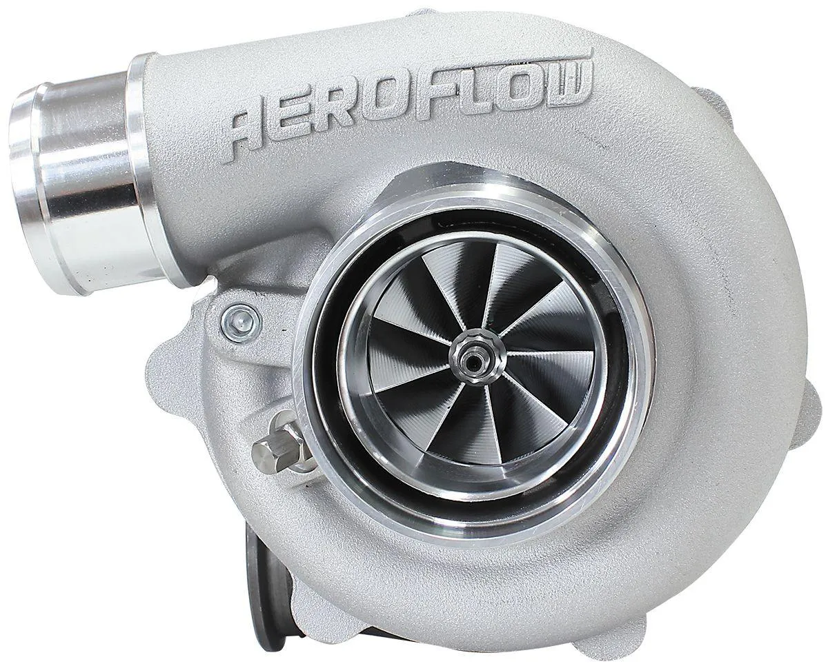 BOOSTED 5455 1.01 Reverse Rotation Turbocharger 650HP, Natural Cast Finish AF800