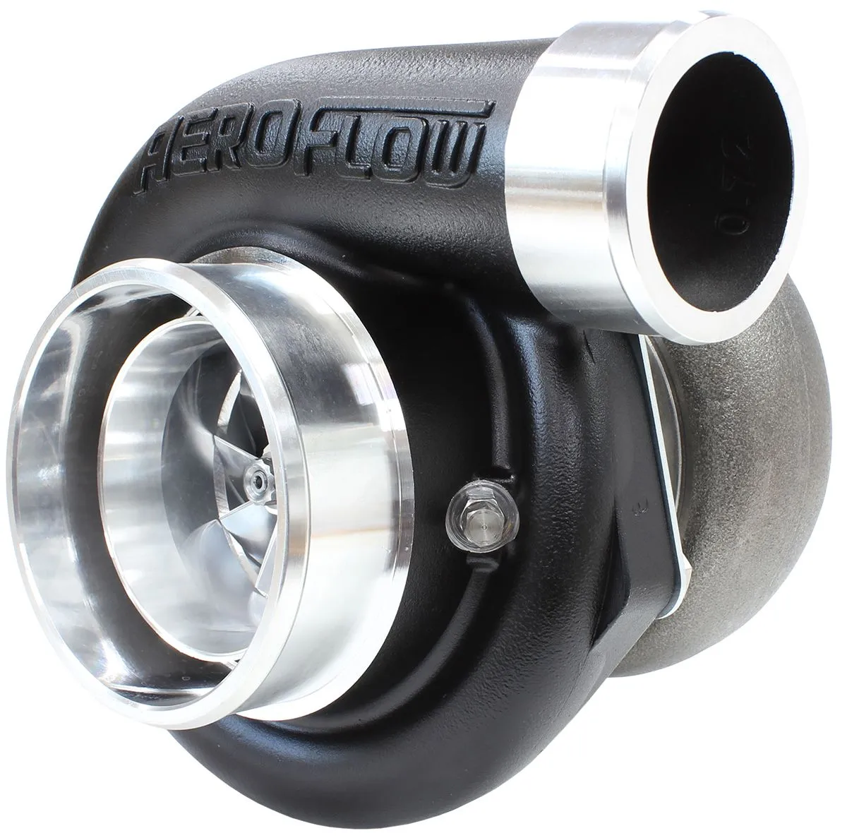 BOOSTED 6762 V-Band 1.01 Turbocharger 950HP, Hi Temp Black Finish AF8005-3026BLK