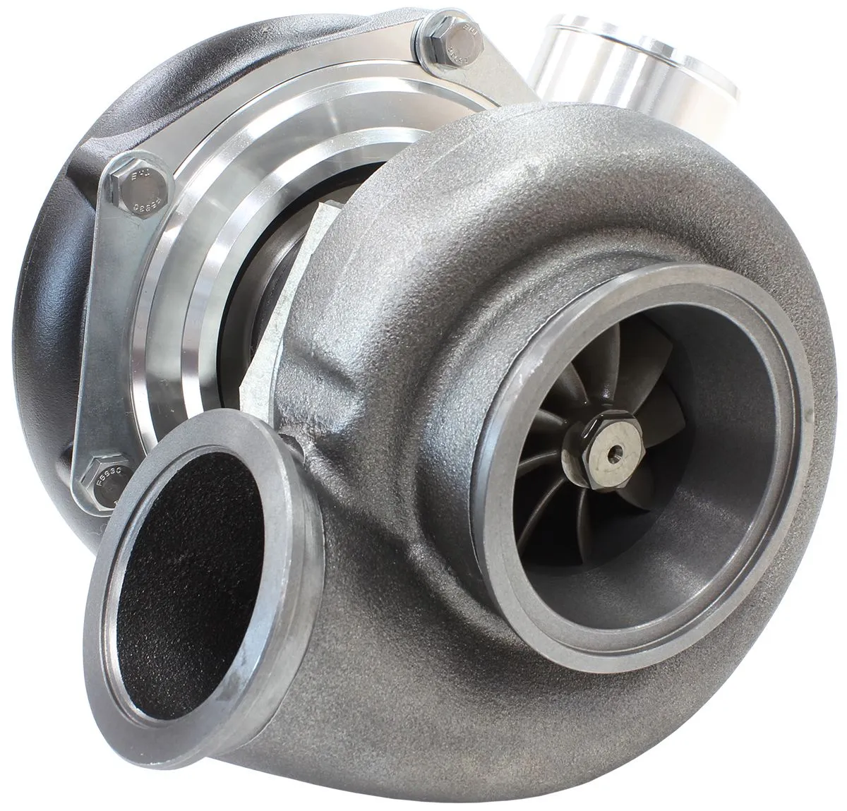 BOOSTED 6762 V-Band 1.01 Turbocharger 950HP, Hi Temp Black Finish AF8005-3026BLK