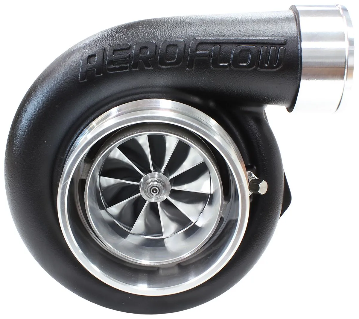 BOOSTED 6762 V-Band 1.01 Turbocharger 950HP, Hi Temp Black Finish AF8005-3026BLK