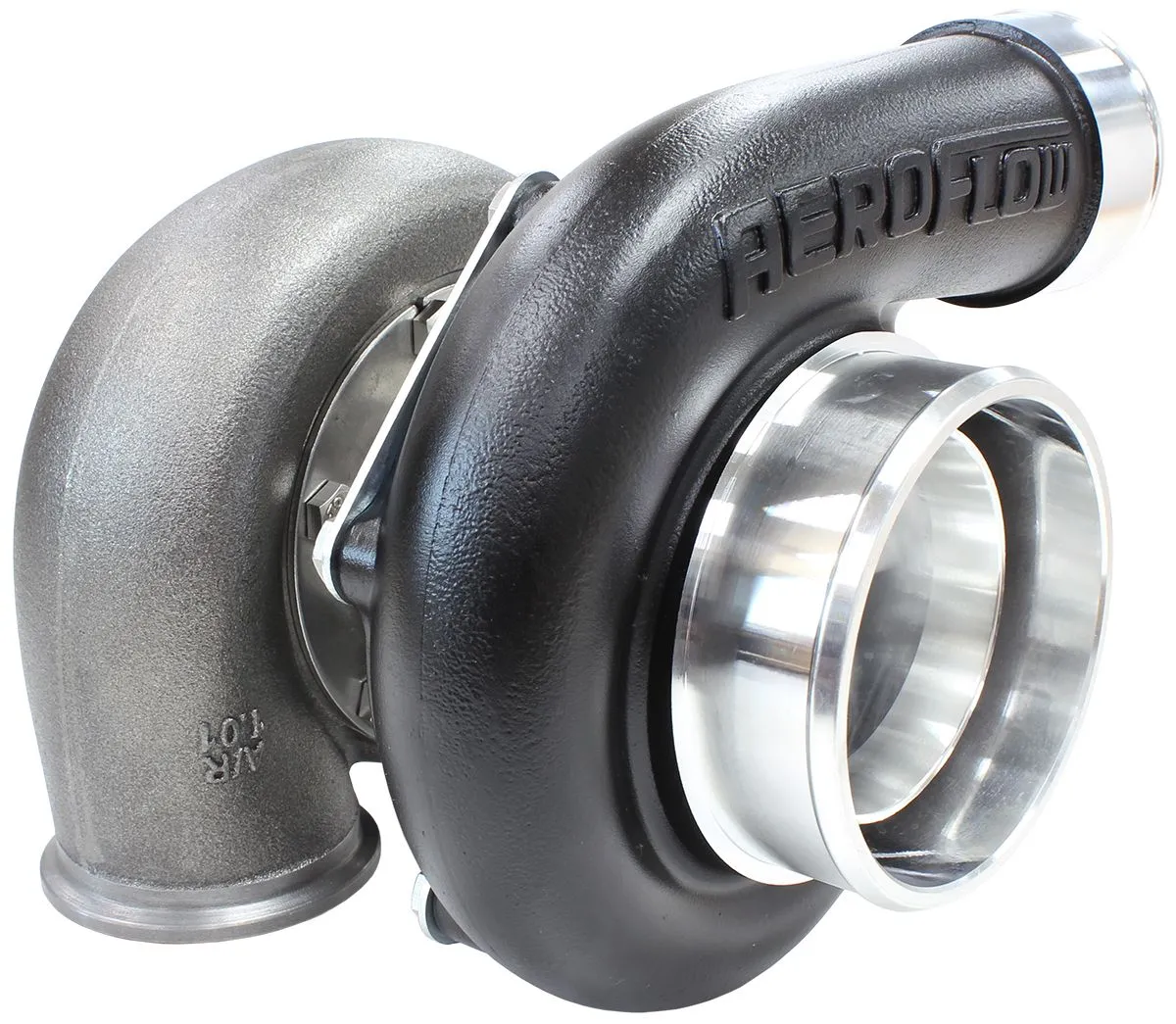 BOOSTED 6762 V-Band 1.01 Turbocharger 950HP, Hi Temp Black Finish AF8005-3026BLK