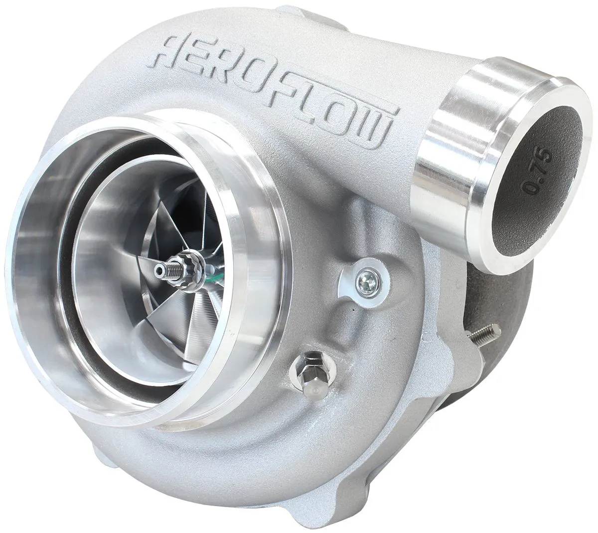 BOOSTED 6862 .83 Turbocharger 1050HP, Natural Cast Finish AF8005-3072