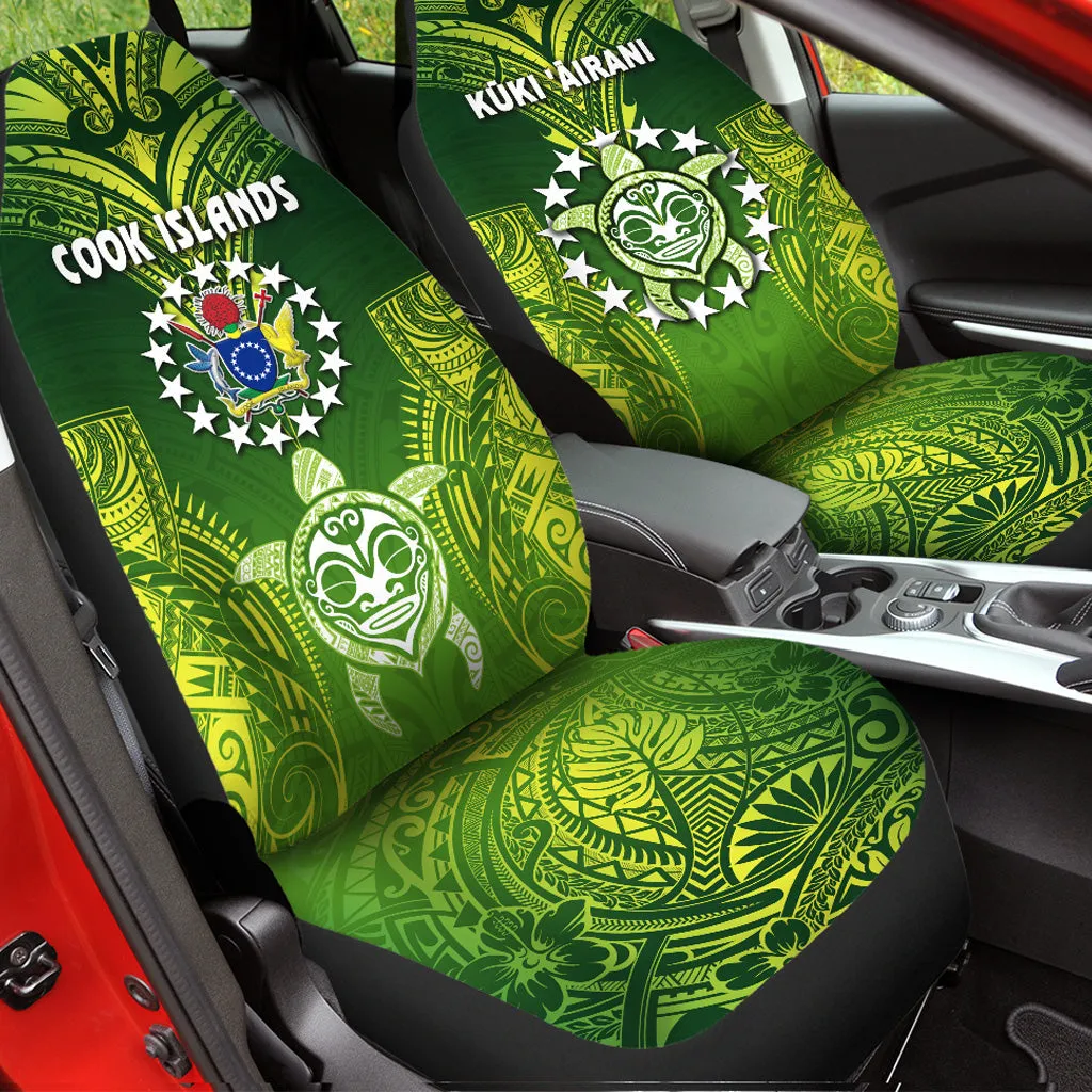 Cook Islands Car Seat Covers Happy Independence Anniversary