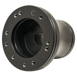 EZGO Steering Wheel Black 5/6 Hole Adapter