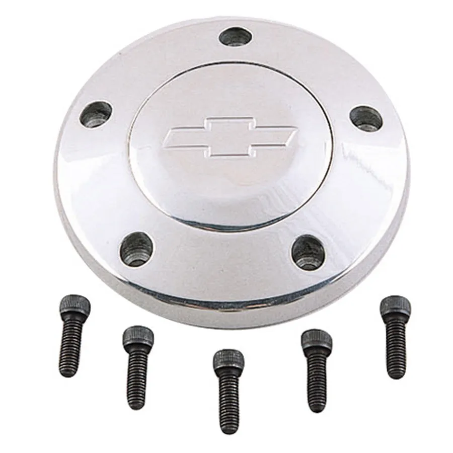 Grant Billet Engraved Chevy Bowtie Logo Horn Button