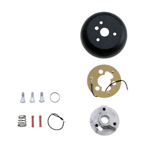 Grant Steering Wheel Adapter - Grant Wheel to OE Column - Matte Black Trim - GM 1955-56