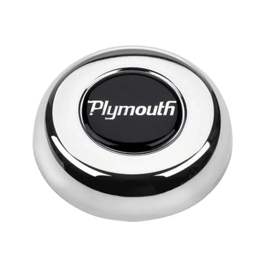 Grant Steering Wheels Plymouth Logo Horn Button Steel Chrome Grant Classic/Challenger Series Wheels