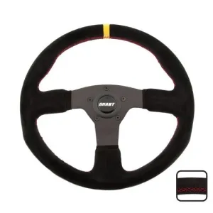 Grant Steering Wheels Suede Series Steering Wh eel 13.75 Dia. 1" Dish