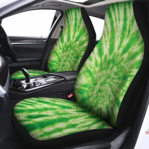 Green Tie Dye Print Universal Fit Car Seat Covers
