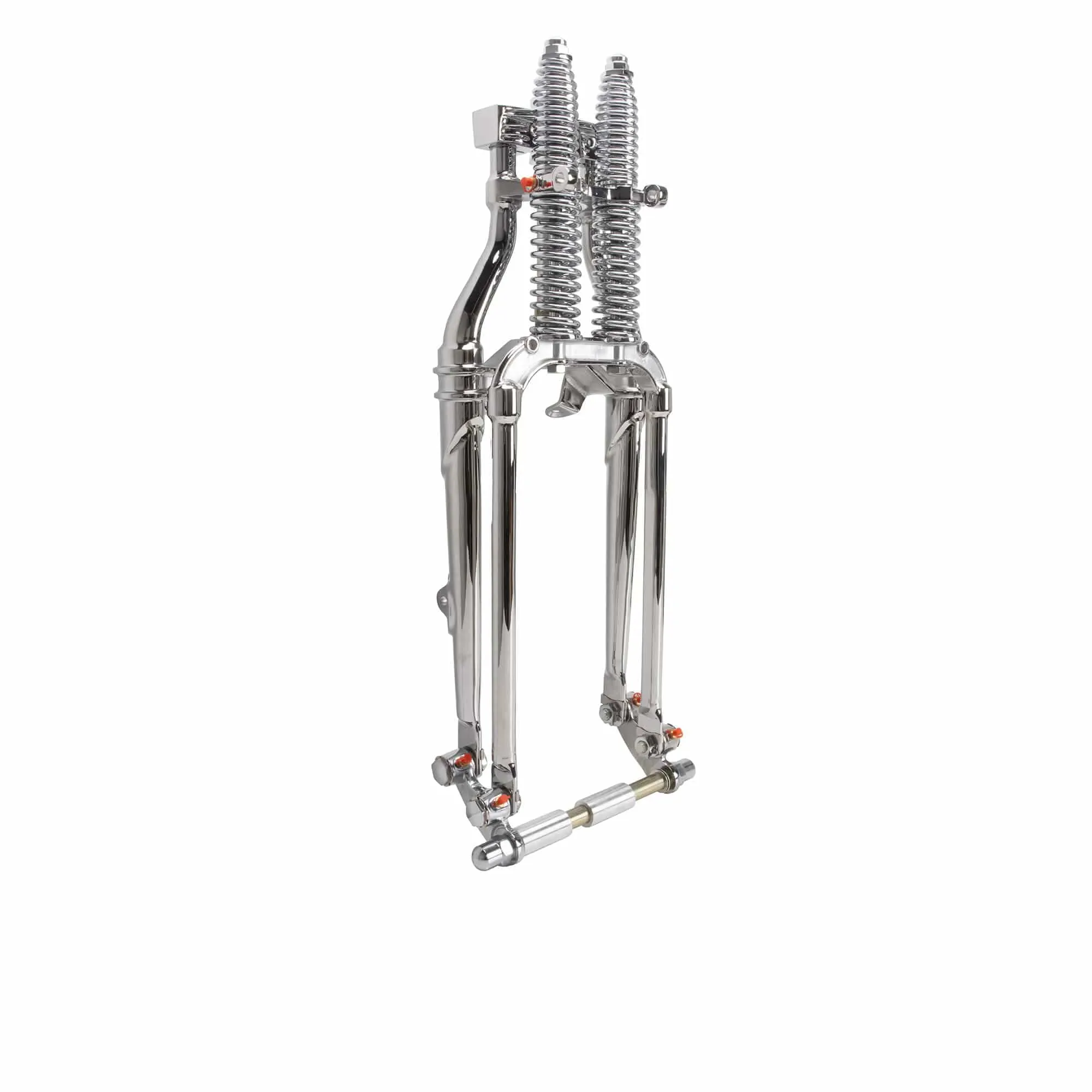 Hardbody Antique Style Springer Front End - 2 inch Under Length - Chrome