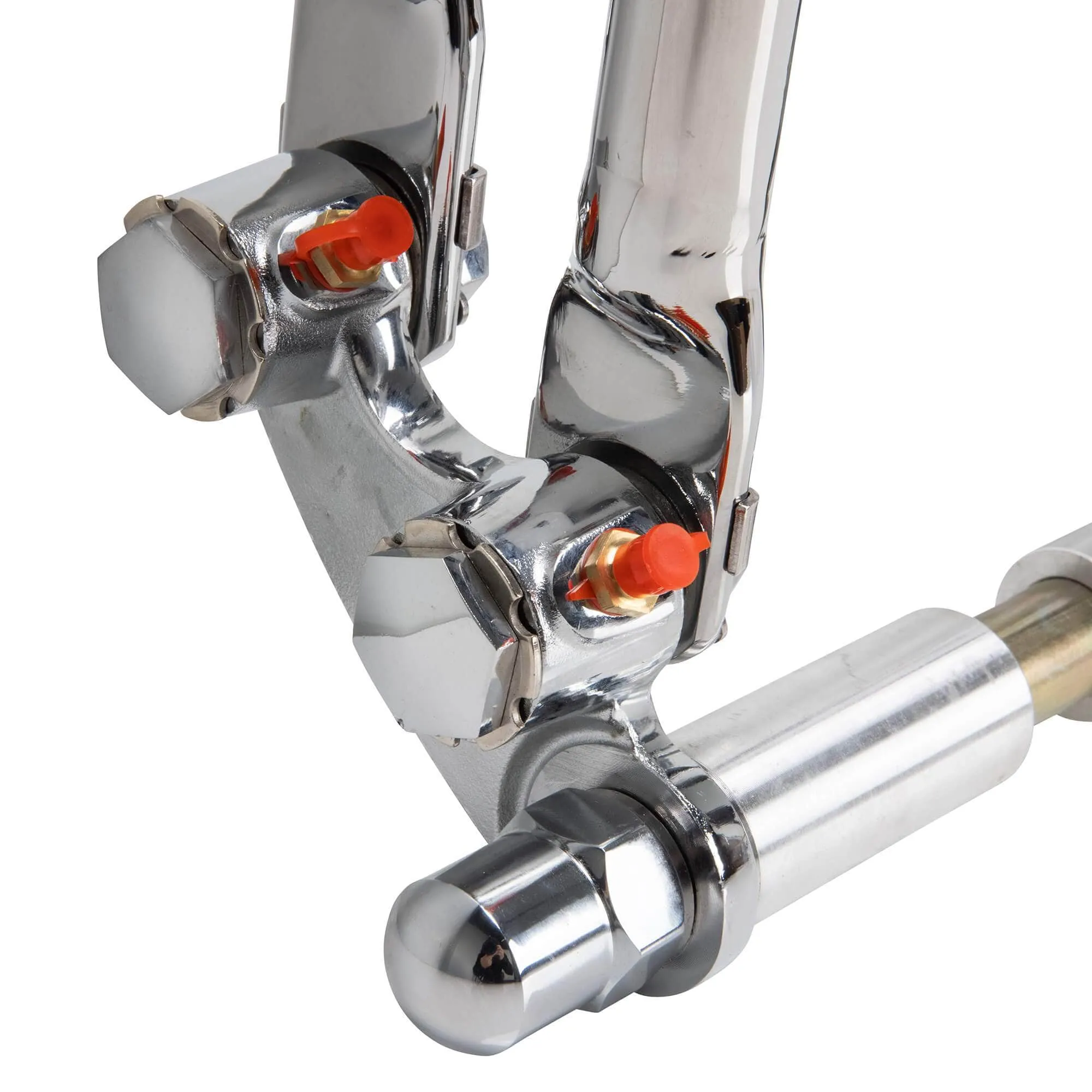 Hardbody Antique Style Springer Front End - 2 inch Under Length - Chrome