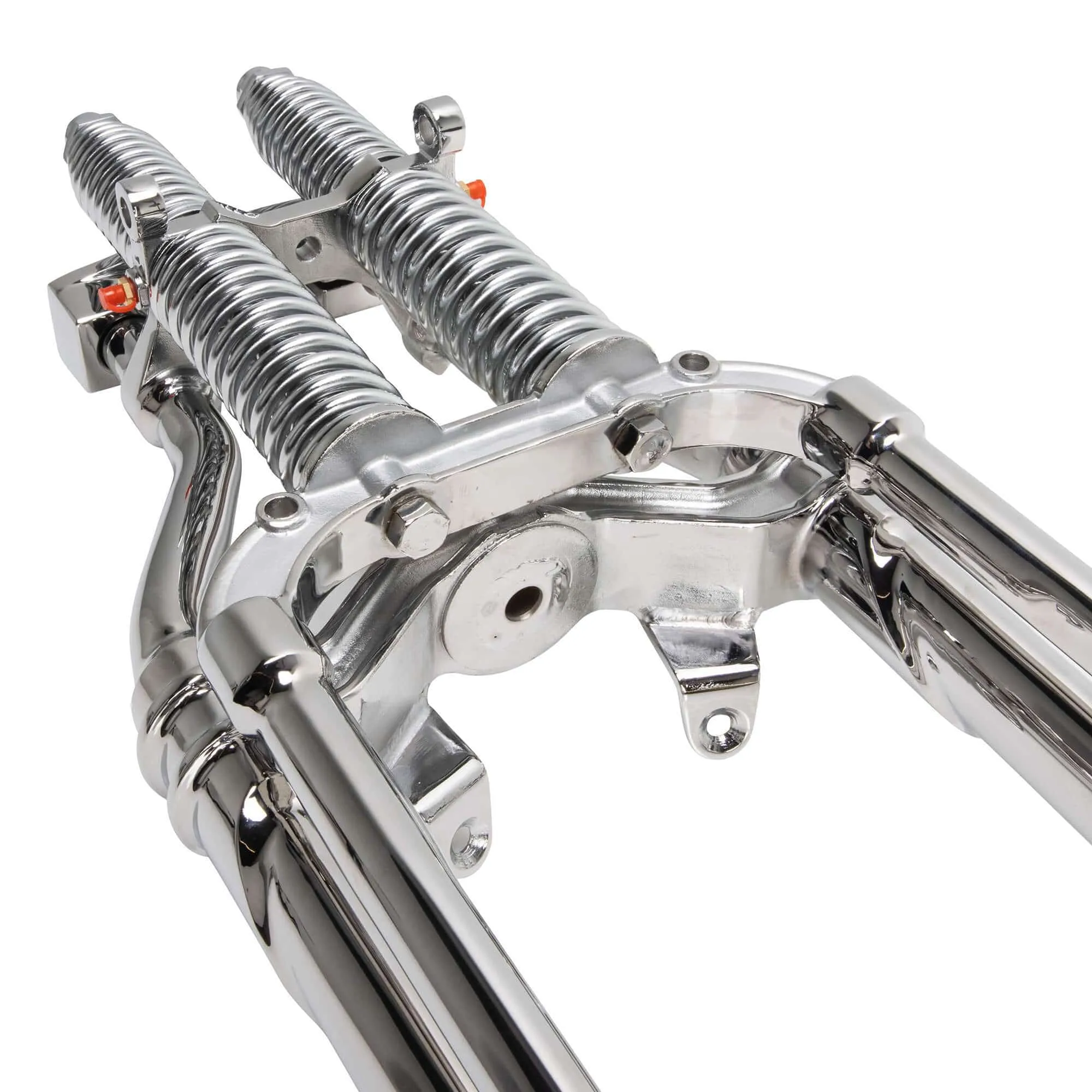 Hardbody Antique Style Springer Front End - 2 inch Under Length - Chrome