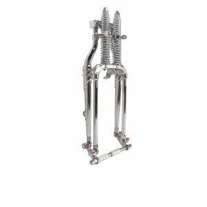 Hardbody Antique Style Springer Front End - 2 inch Under Length - Chrome