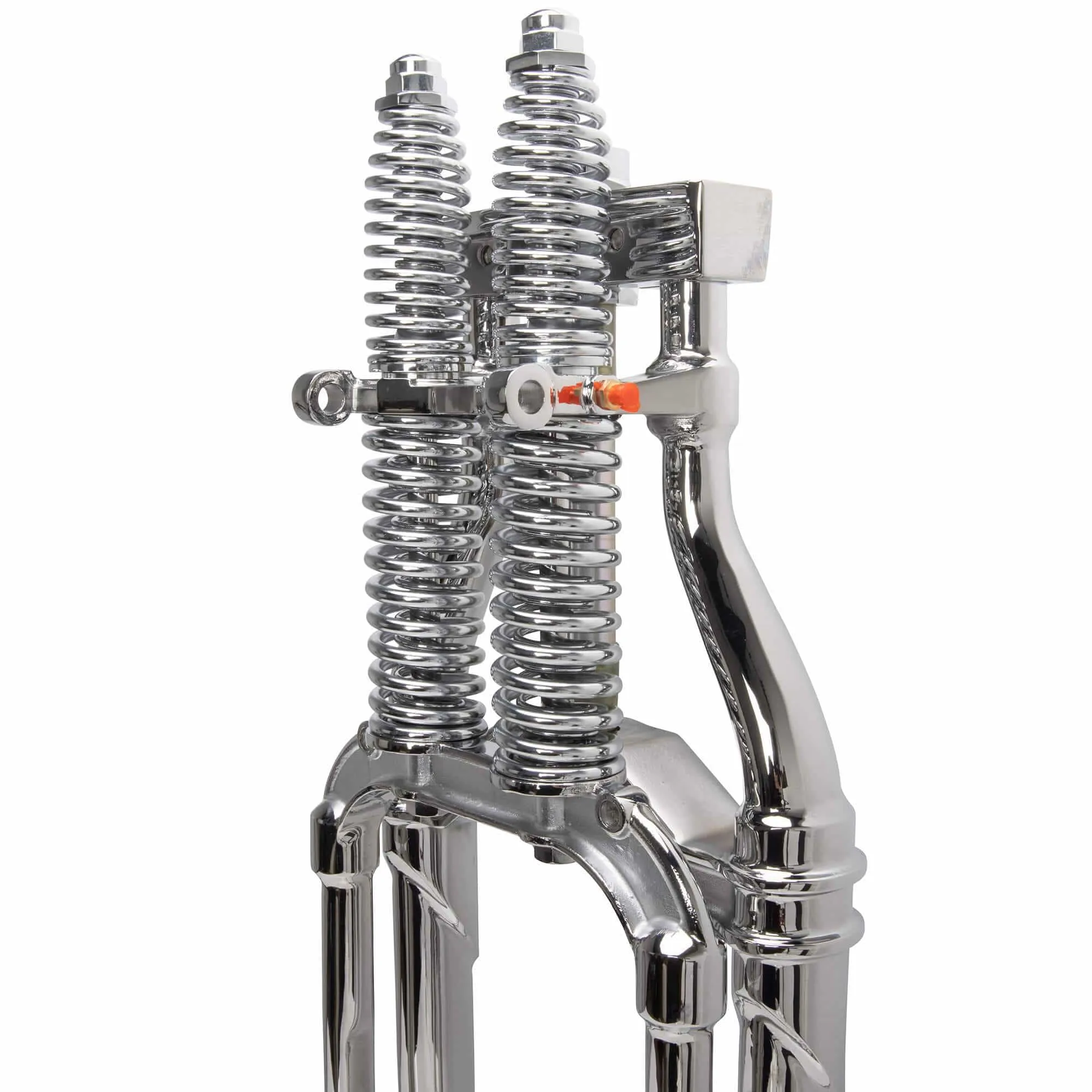 Hardbody Antique Style Springer Front End - 2 inch Under Length - Chrome