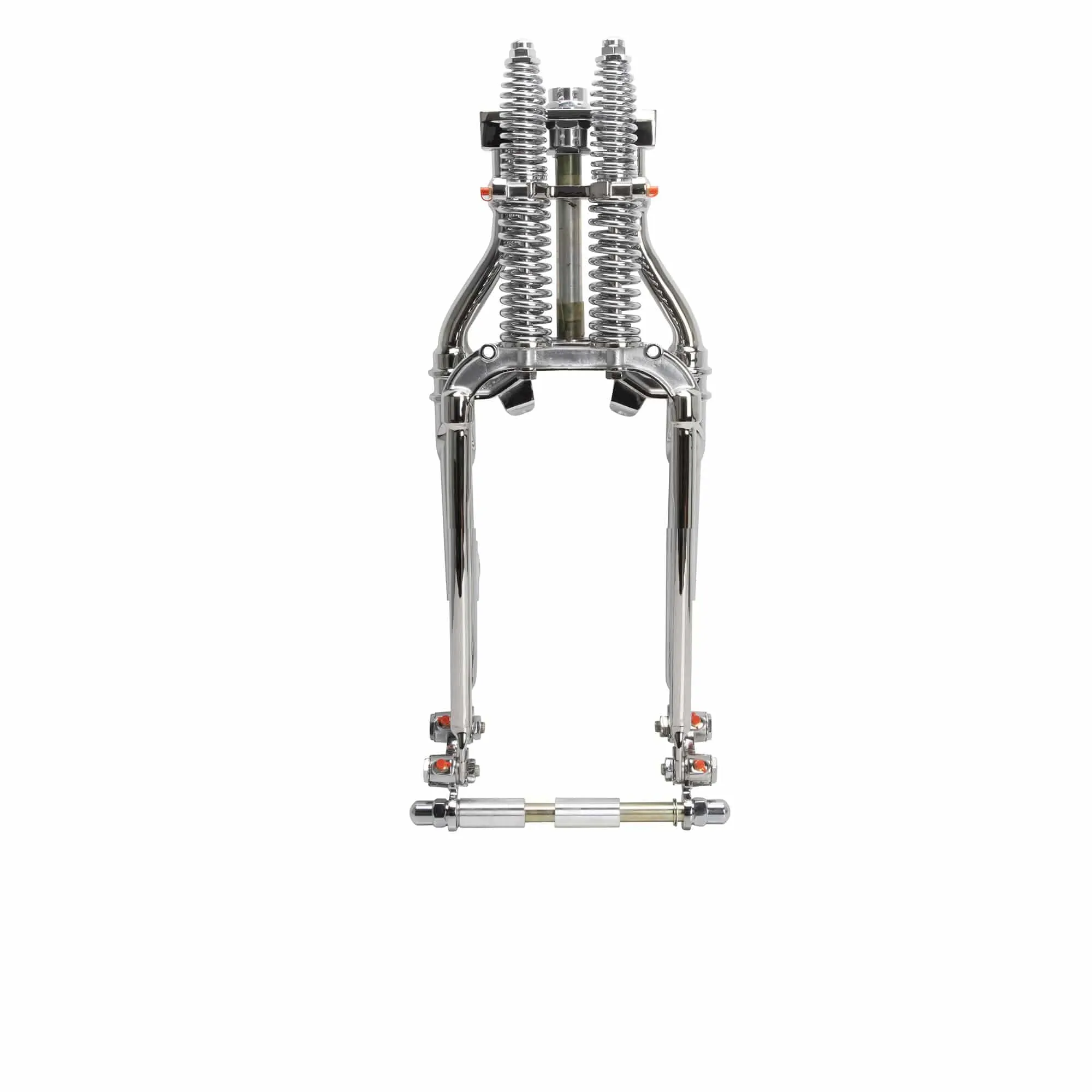 Hardbody Antique Style Springer Front End - 2 inch Under Length - Chrome