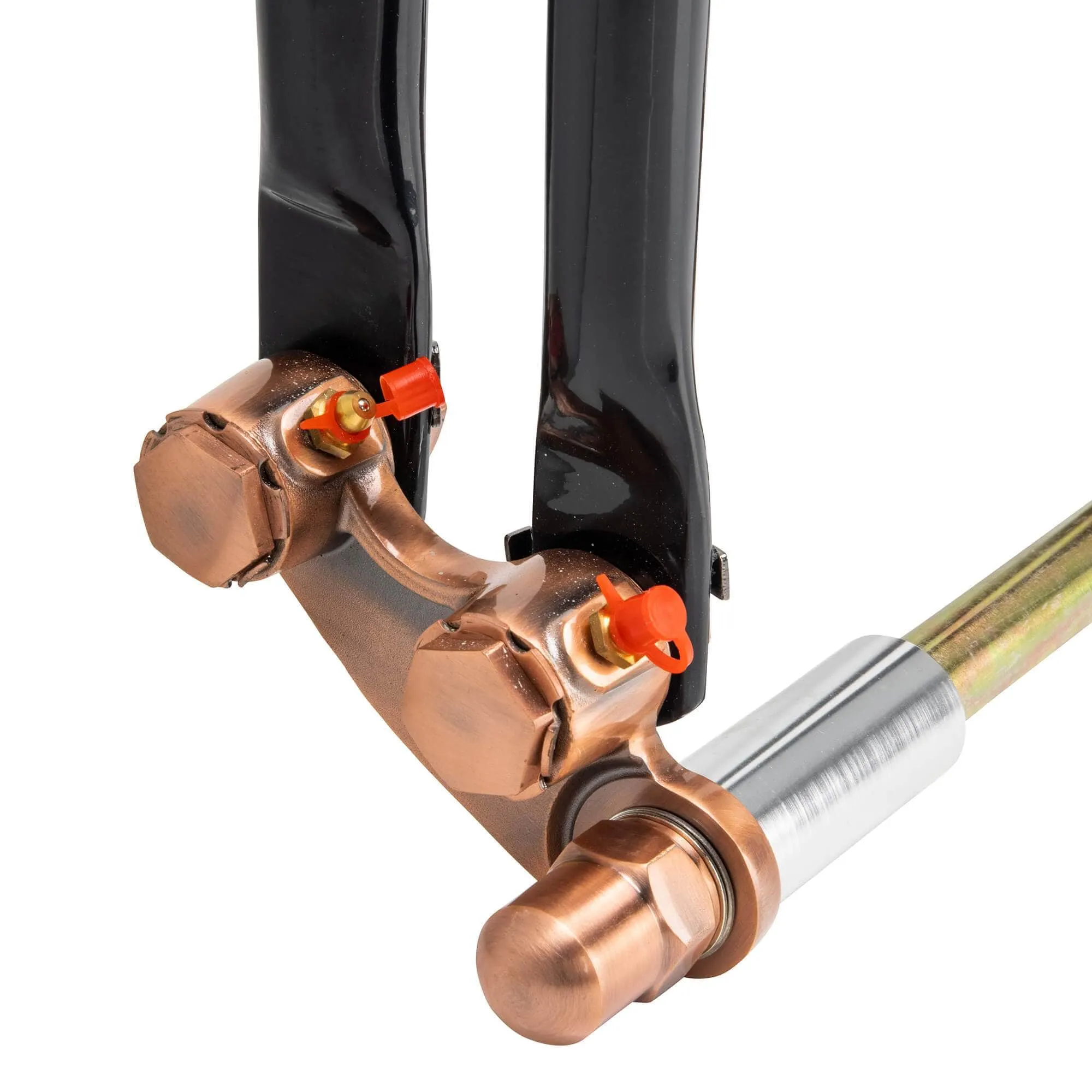 Hardbody Antique Style Springer Front End - 2 inch Under Length - Copper and Black