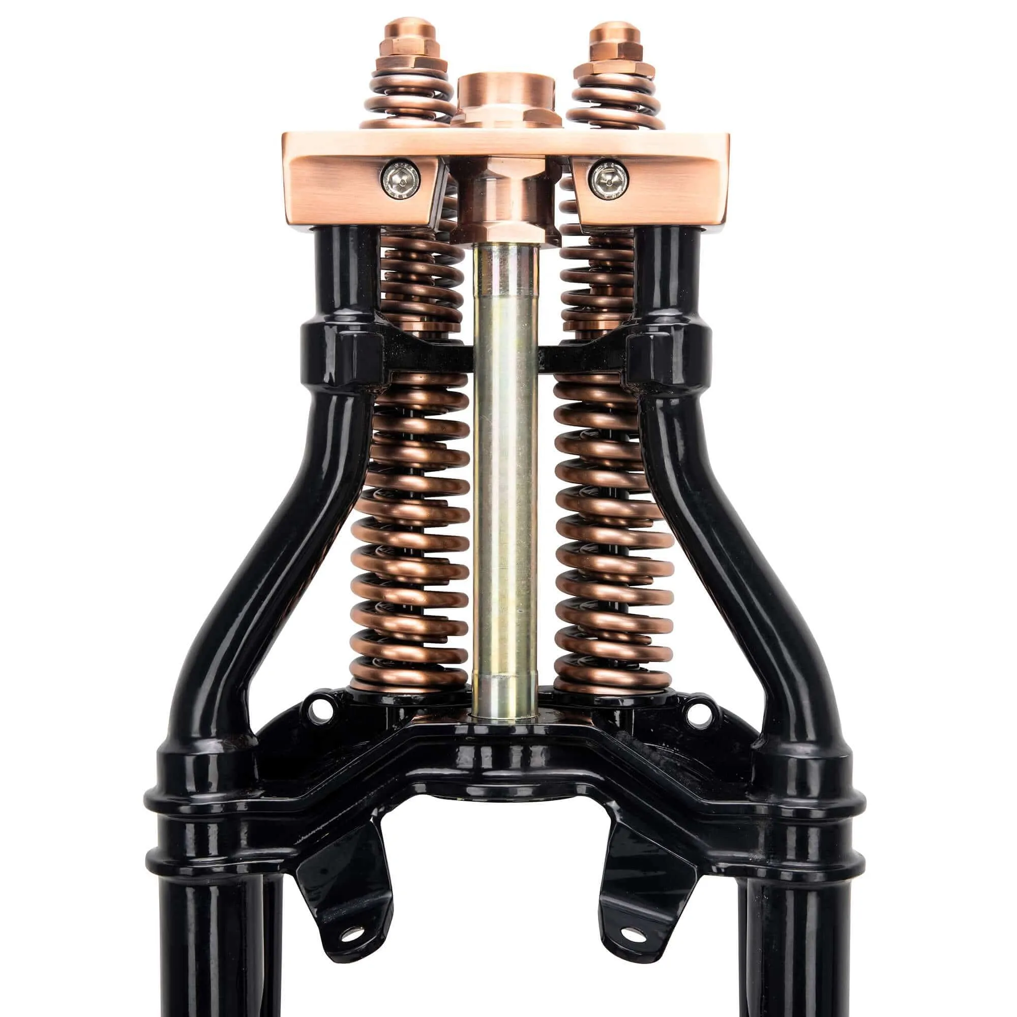 Hardbody Antique Style Springer Front End - 2 inch Under Length - Copper and Black