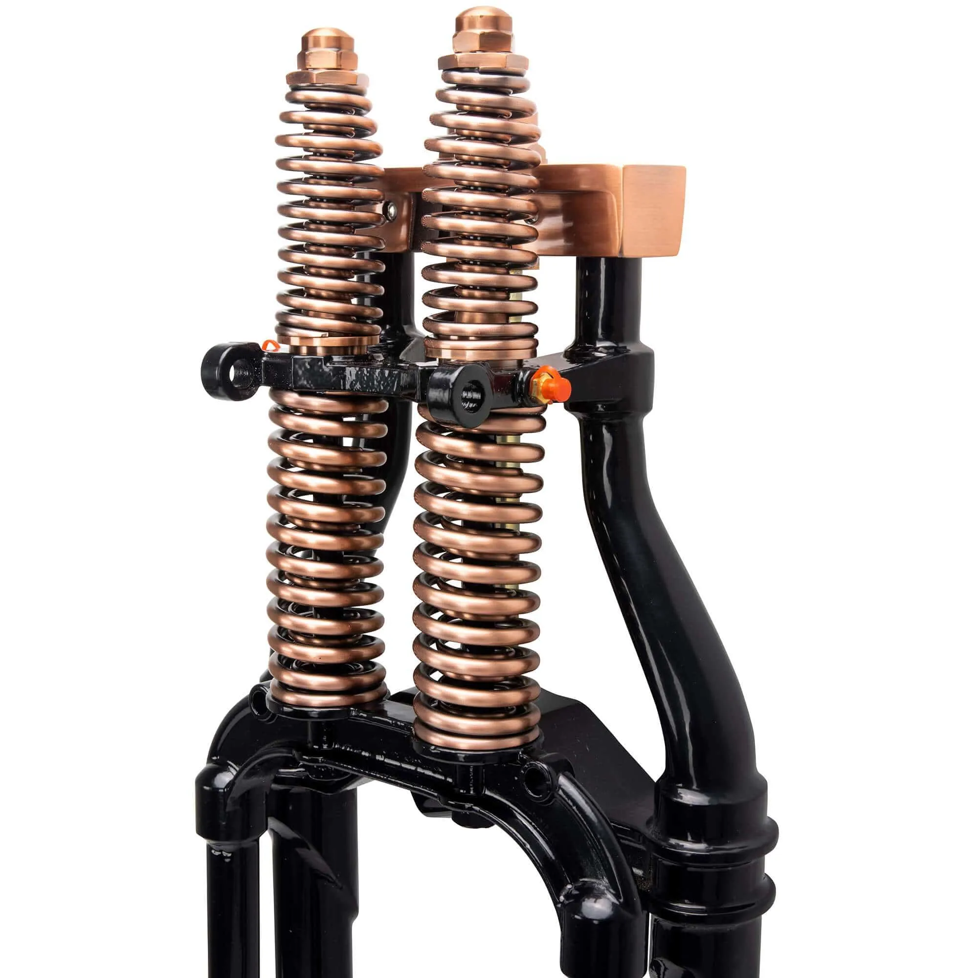 Hardbody Antique Style Springer Front End - 2 inch Under Length - Copper and Black