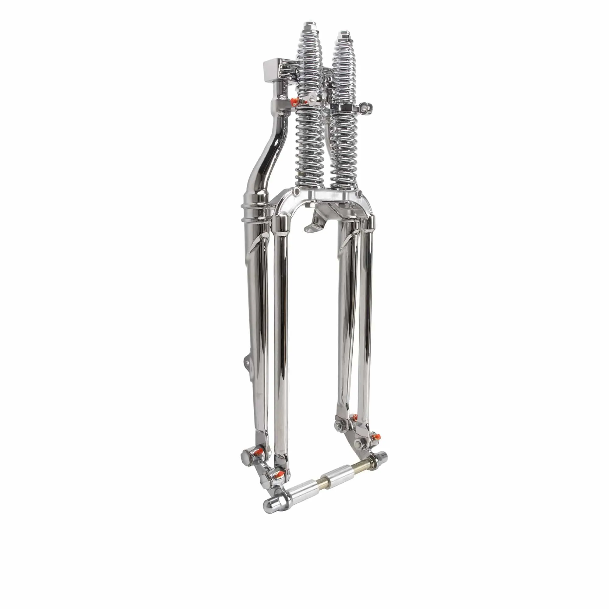 Hardbody Antique Style Springer Front End - Standard Length - Chrome