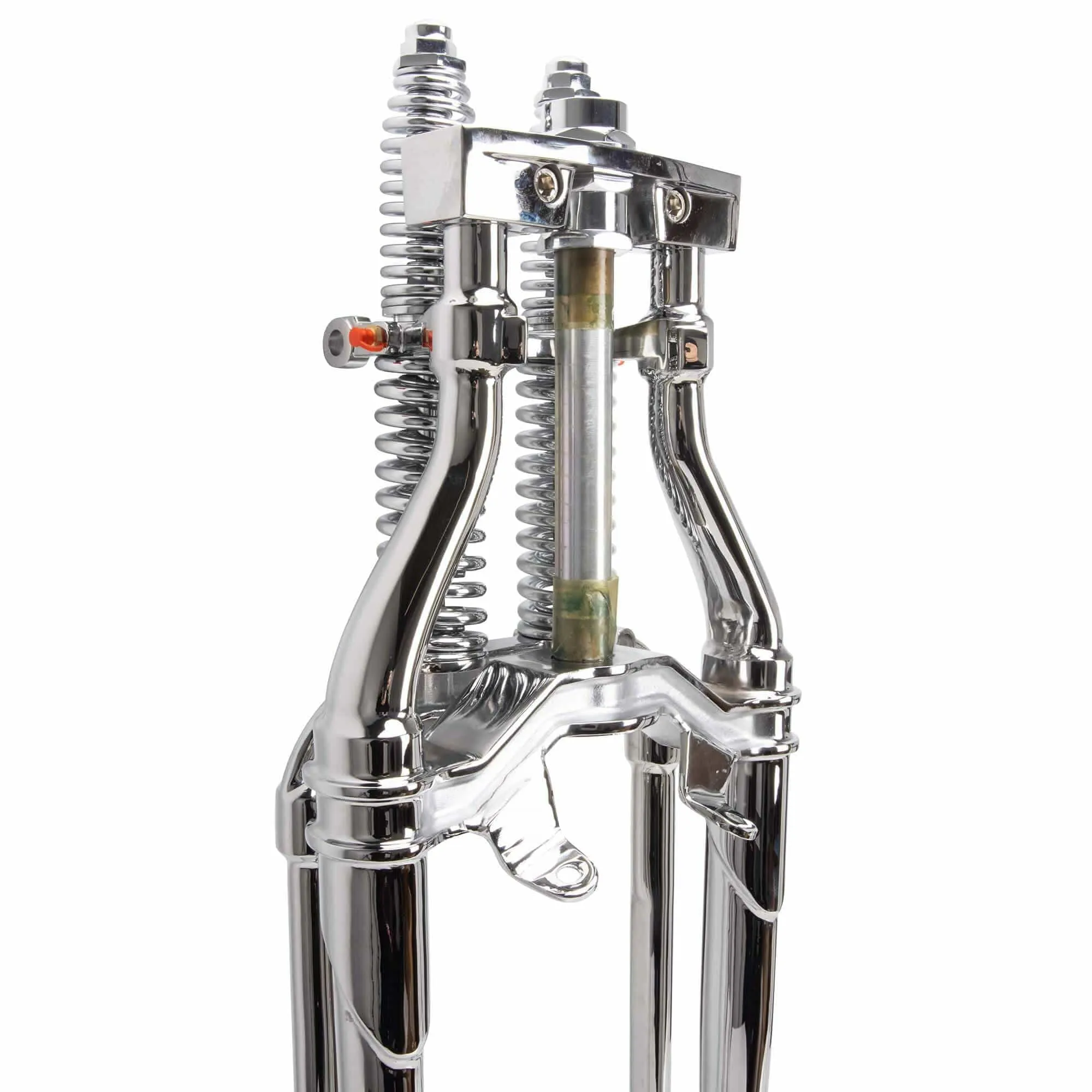 Hardbody Antique Style Springer Front End - Standard Length - Chrome