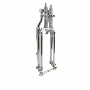 Hardbody Antique Style Springer Front End - Standard Length - Chrome