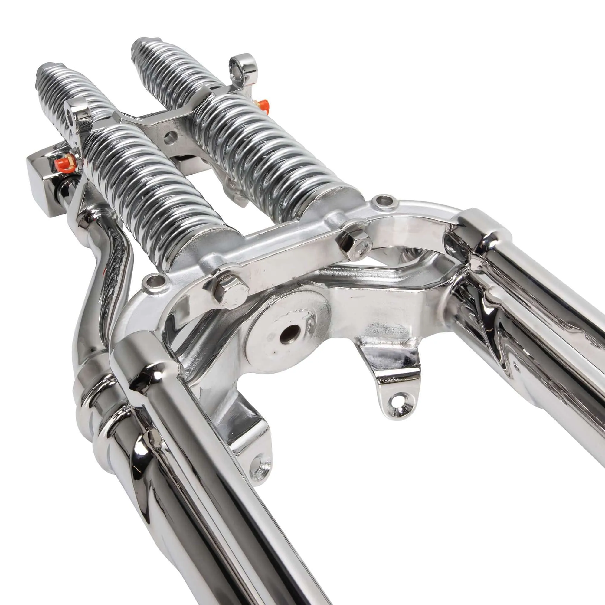 Hardbody Antique Style Springer Front End - Standard Length - Chrome