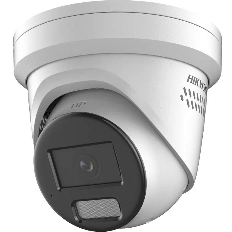 Hikvision DS-2CD2347G2-LSU/SL 2.8mm 4 MP ColorVu Audio Alarm & Strobe Light Fixed Turret Network Camera