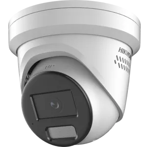 Hikvision DS-2CD2347G2-LSU/SL 2.8mm 4 MP ColorVu Audio Alarm & Strobe Light Fixed Turret Network Camera