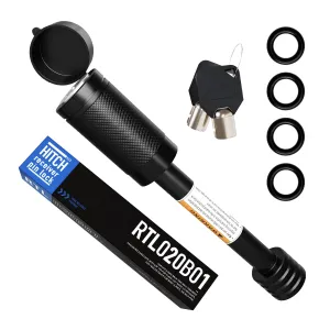 Hitch Receiver Pin Lock 5/8" Dia Locking Hitch Pin Fits 2 and 2-1/2 Inch Receiver RTL020B01