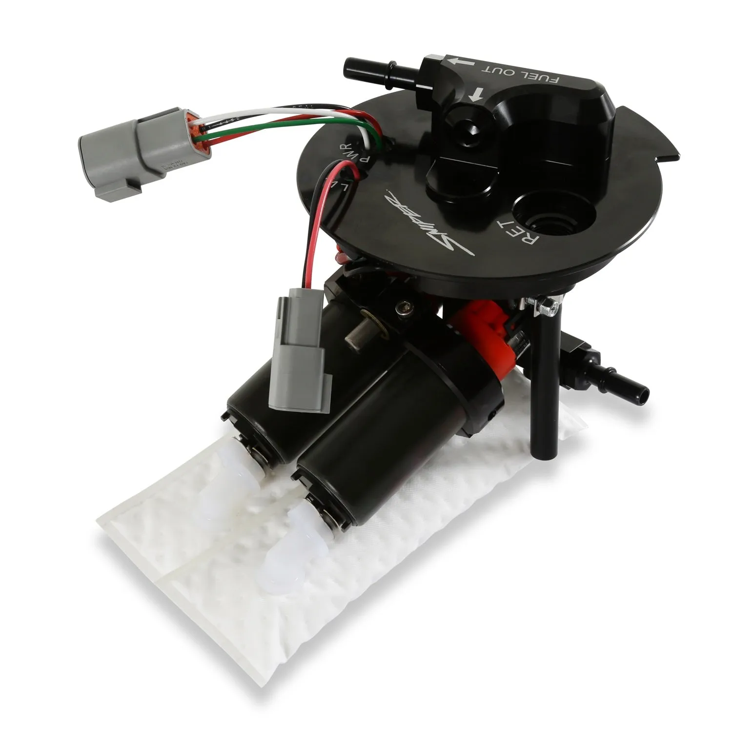 Holley Electric Fuel Pump - Dual 340 lph Pumps - Chevy Camaro 2010-15