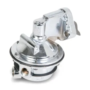 Holley Mechanical Fuel Pump - 110 gph - 6.5-8 psi - 3/8 in NPT Female Inlet / Outlet - Polished - Gas - Small Block Chevy