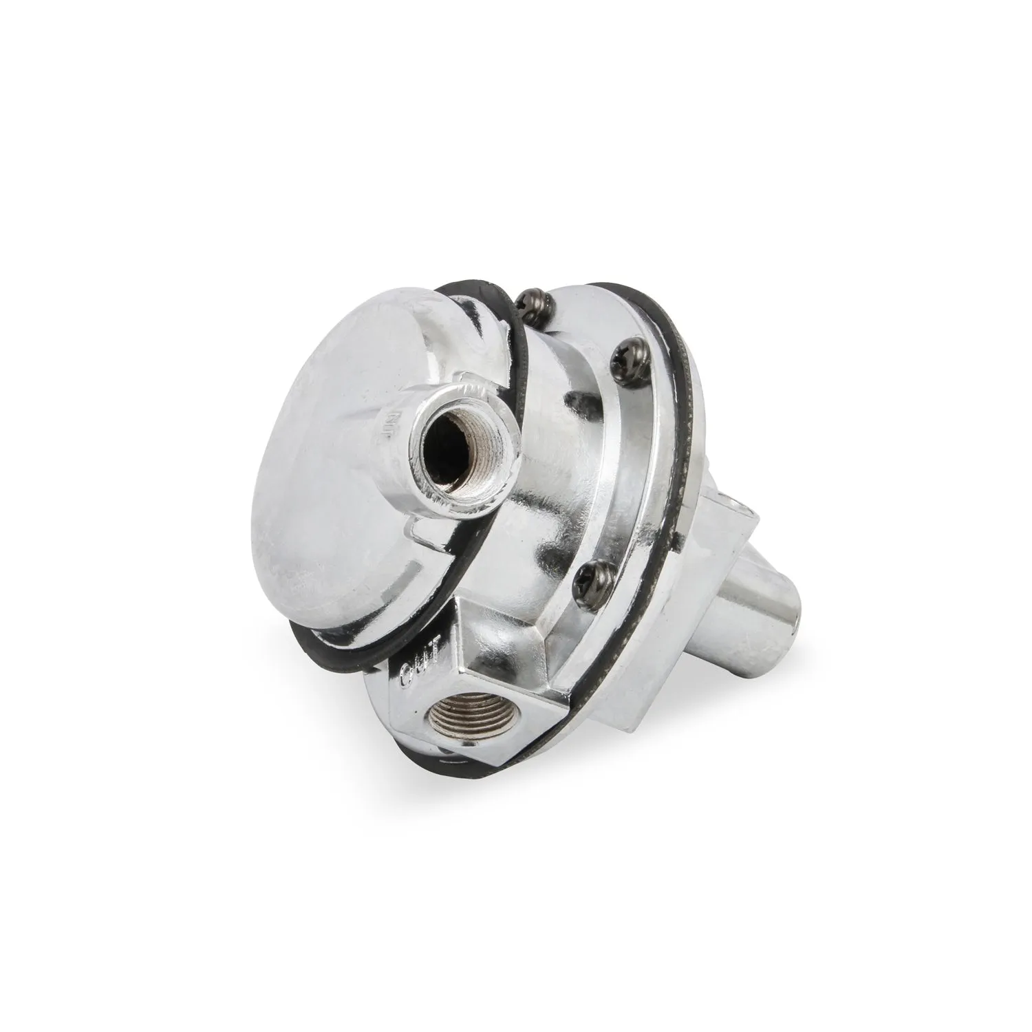 Holley Mechanical Fuel Pump - 110 gph - 6.5-8 psi - 3/8 in NPT Female Inlet / Outlet - Polished - Gas - Small Block Chevy