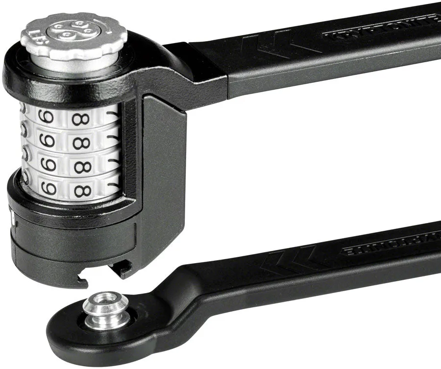 KRYPTONITE KEEPER 585 COMBO FOLDING LOCK - 85CM 3MM BLACK #