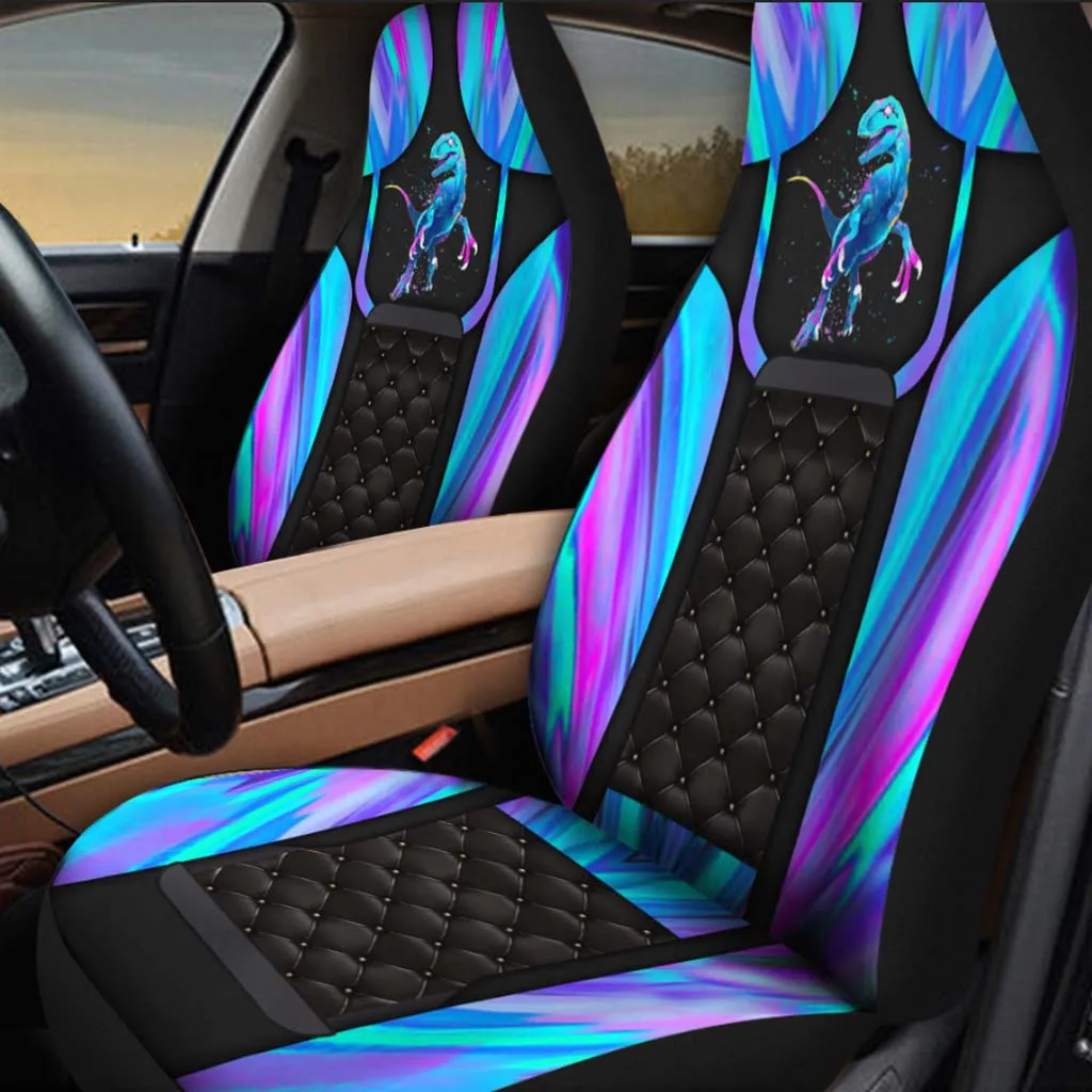 Love Dinosaurs With Front Car Seat Covers