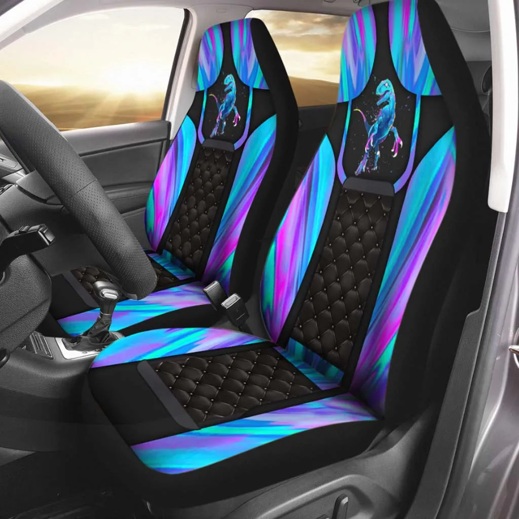 Love Dinosaurs With Front Car Seat Covers