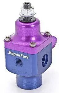MagnaFuel 2-Port Fuel Regulator w/ #10 AN Inlet/#6 AN Outlets